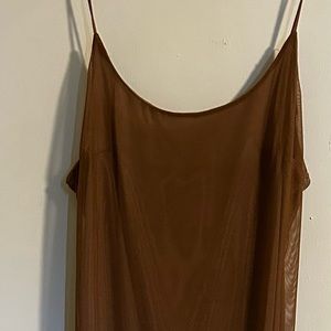 Brown long dress